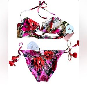PQ Floral Bikini Anthropologie